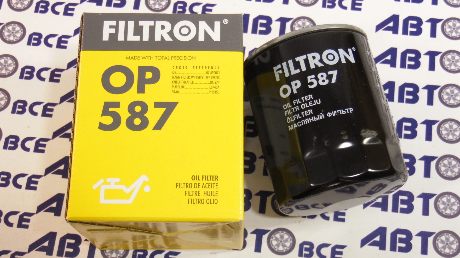Фильтр масла OP587 FILTRON